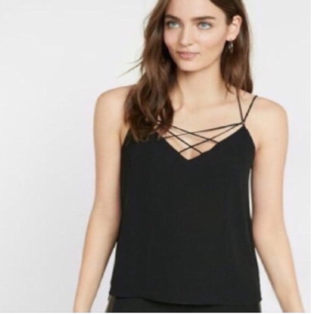 NWT Strappy crisscross cami